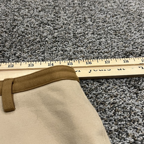 American Eagle Skirt Womens‎ S Cream Mini Stretch Preppy Skort Zip Fly - Picture 7 of 11